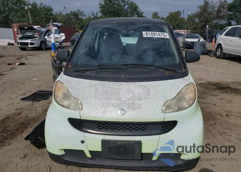 2009 Smart Fortwo Pure z USA, uszkodzony, nr VIN WMEEJ31X09K266377
